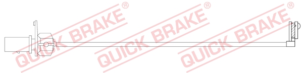 Czujnik zużycia klocka